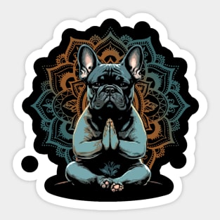 Namaste Frenchie - Funny Dogs Yoga Sticker